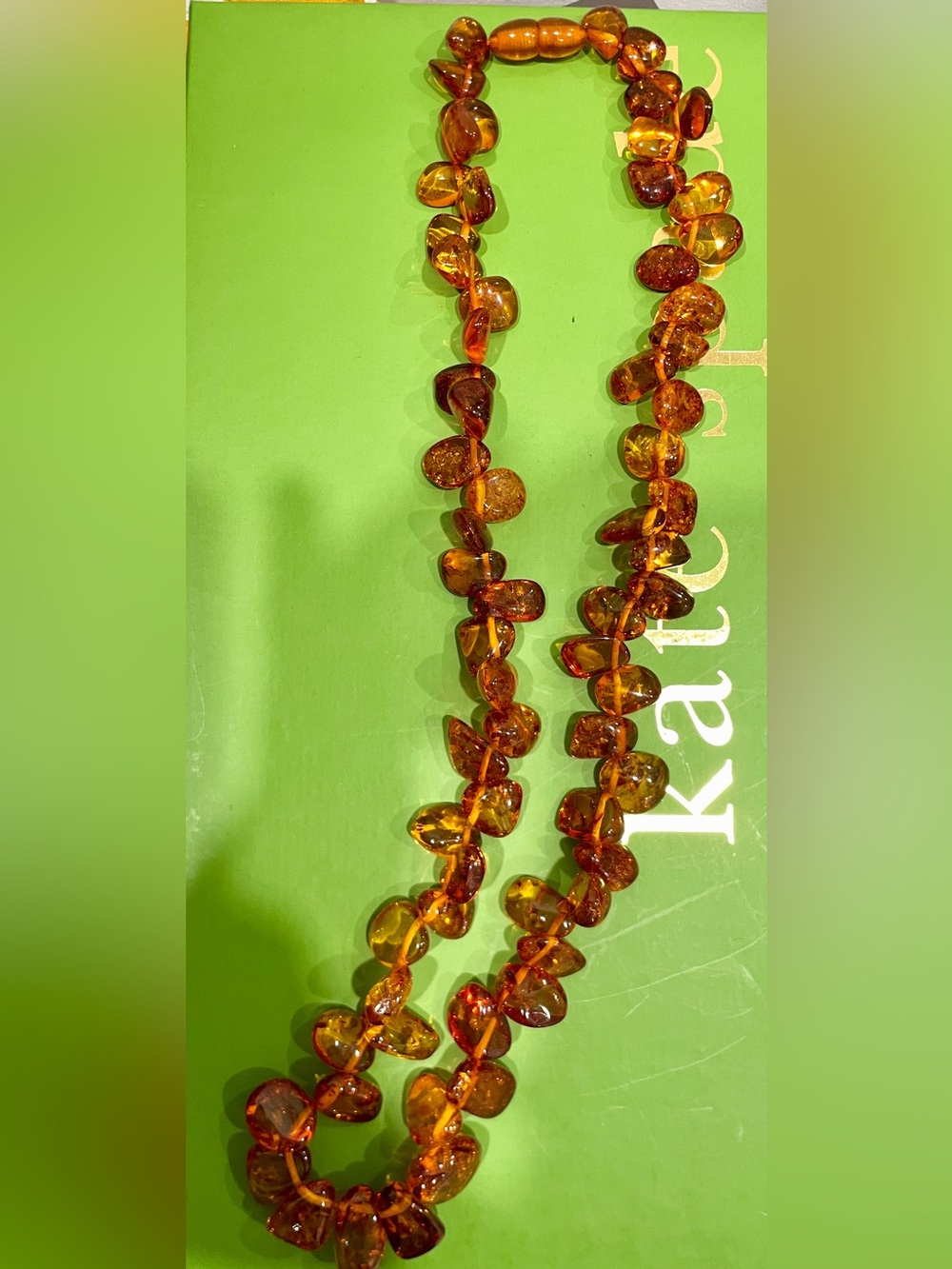 Vintage Baltic Amber 24" Necklace